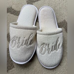 Bride slippers